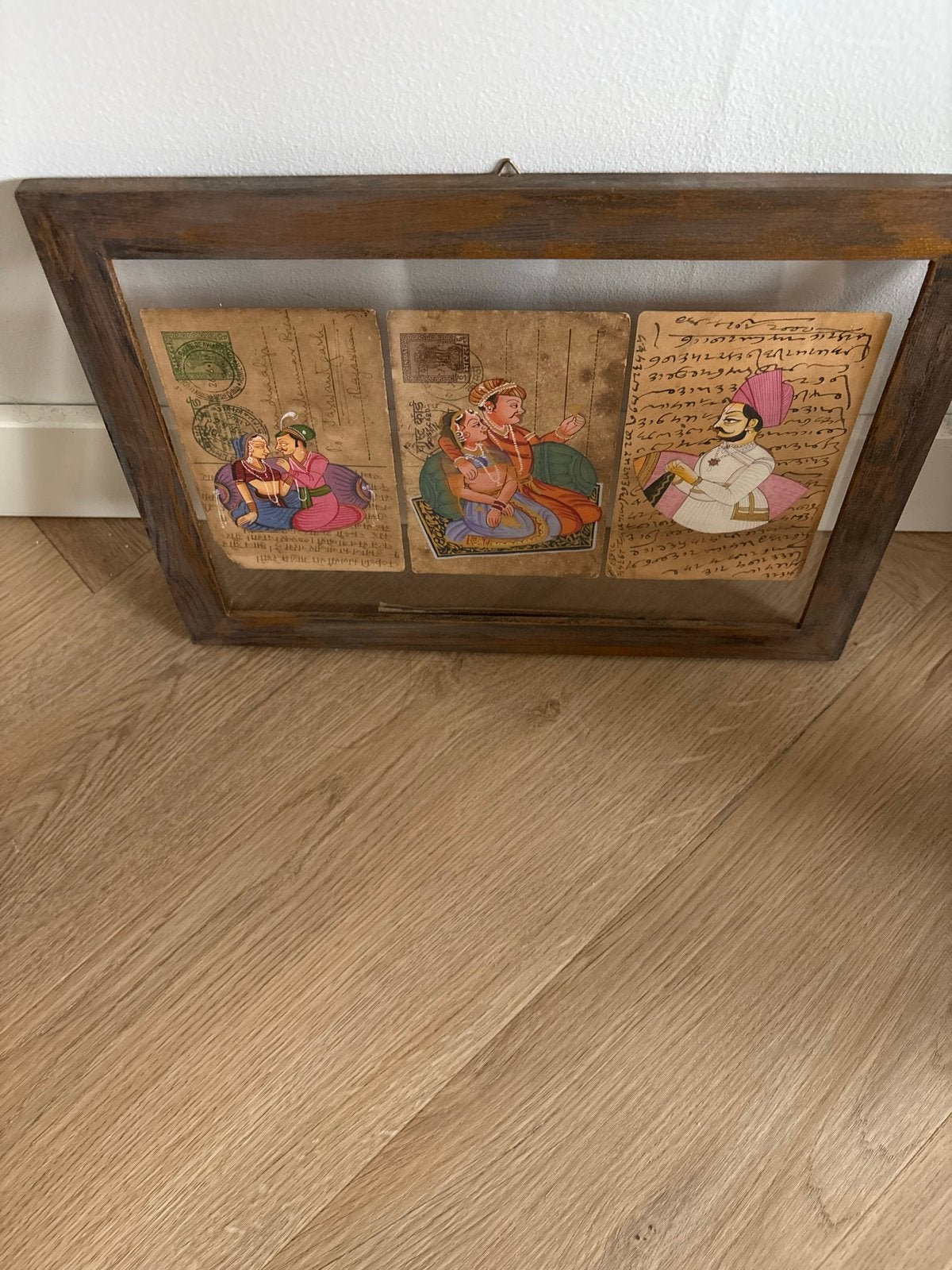 Ingelijste Indiase miniaturen - Oosterse kunst, Schilderij, India, Meerkleurig, Geschilderd