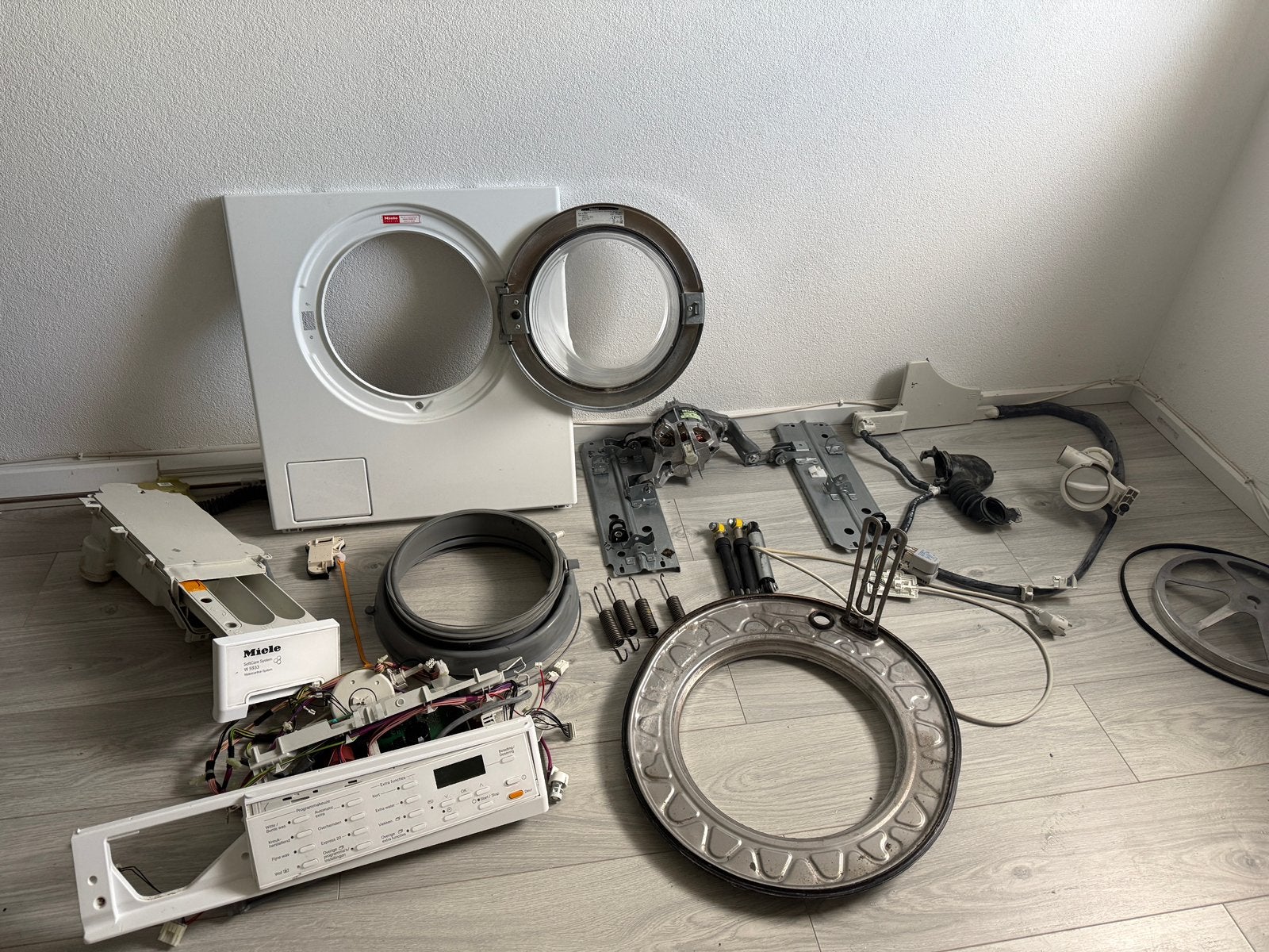 Miele W 5933 Onderdelen COMPLEET - Los of in één koop