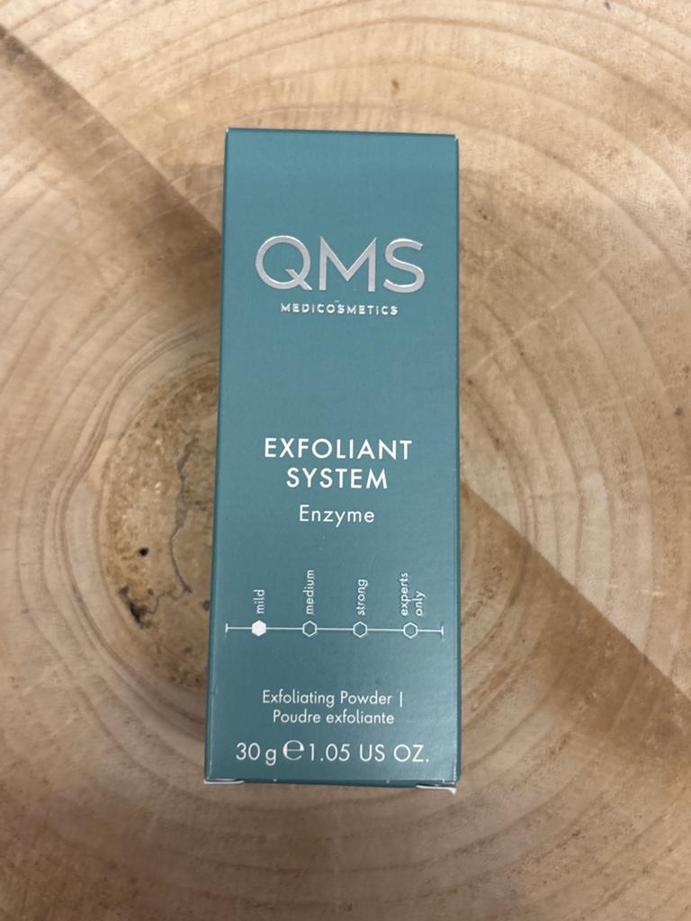 QMS Medicosmetics Exfoliant System Enzyme Poeder, Ophalen of Verzenden, Nieuw, Gehele gezicht, Reiniging