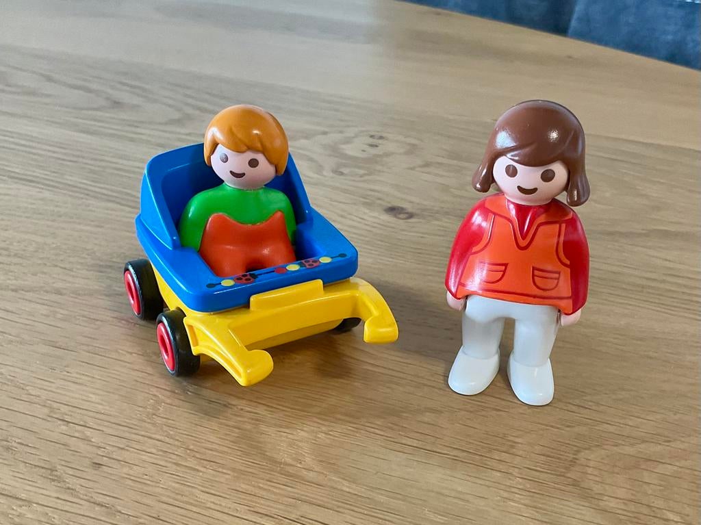 Playmobil 123 : Mama met baby in kinderwagen, Ophalen, Gebruikt