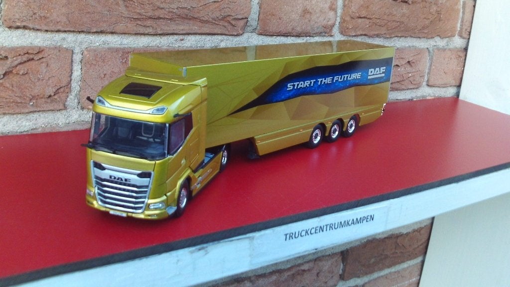 WSI  Daf  XG  4 x 2 + Box  Trailer  van  Daf  Trucks., Ophalen of Verzenden, Nieuw, Bus of Vrachtwagen, Wsi