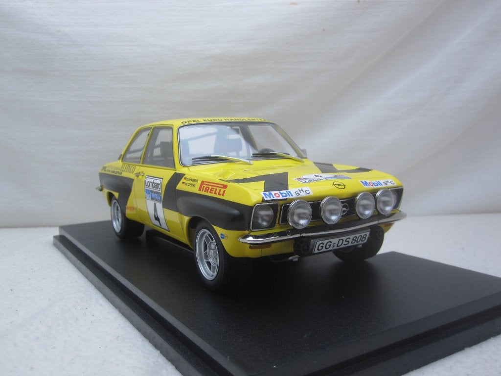 Opel Ascona A Rallye #4 RAC Rallye 1974 1:18 MCG, Hobby en Vrije tijd, Modelauto's | 1:18, Nieuw, Auto, Overige merken, Ophalen of Verzenden