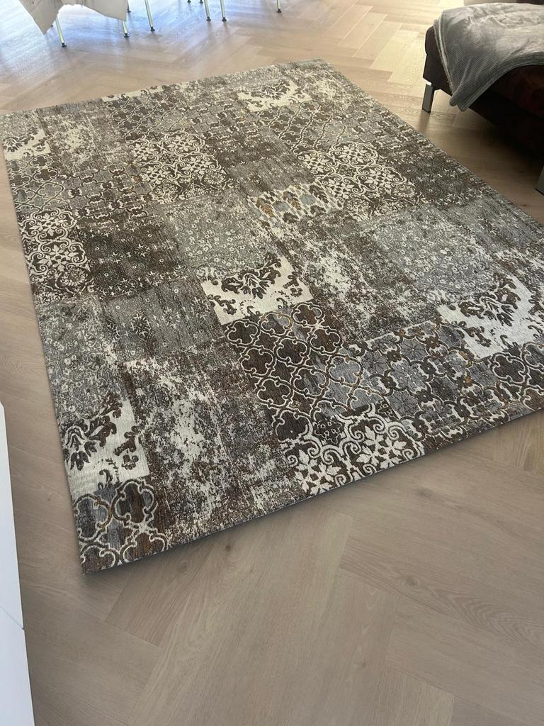 Te koop mooi groot vloerkleed, Ophalen, Zo goed als nieuw, Rechthoekig, 200 cm of meer