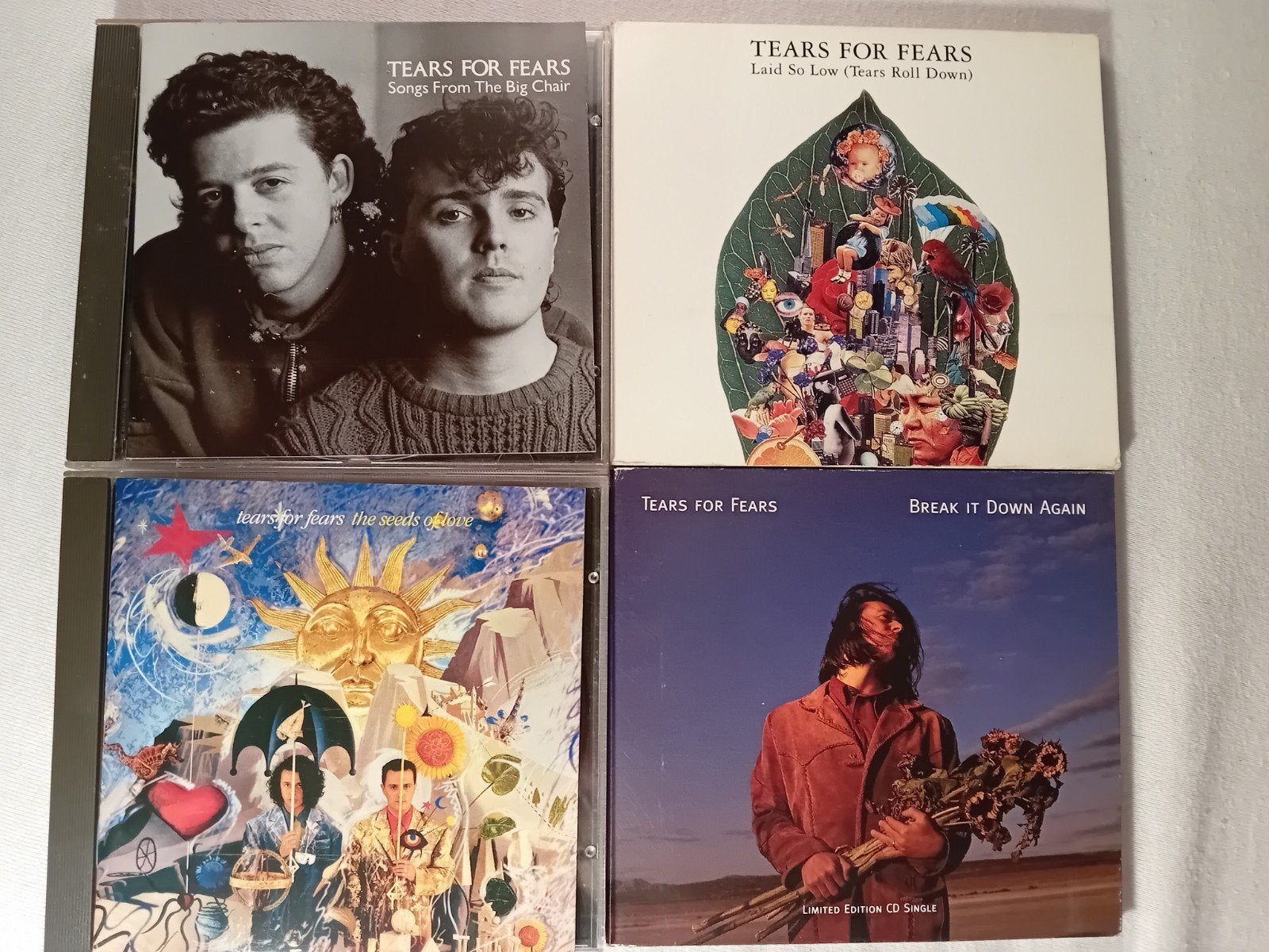 Tears for Fears CD Collectie: 4 Albums, Gebruikt, Pop, Ophalen of Verzenden, Inclusief doosje