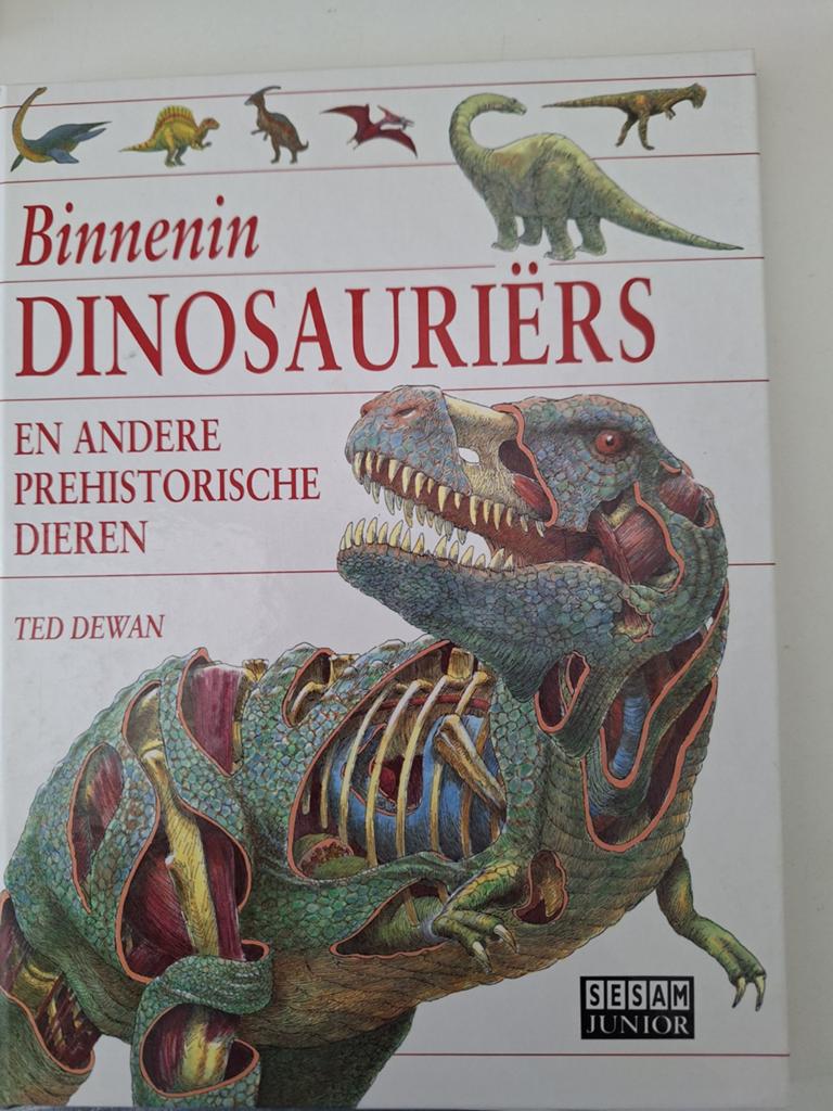Binnenin Dinosauriërs: Prehistorische Dieren Boek, Ophalen of Verzenden