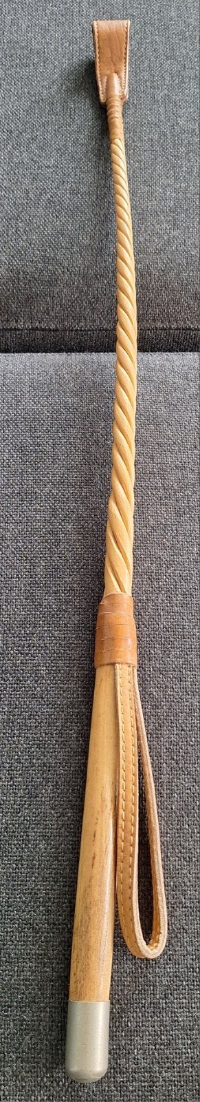 Rijzweep van rotan en leer., Dieren en Toebehoren, Ophalen of Verzenden, Zo goed als nieuw, Dressuur