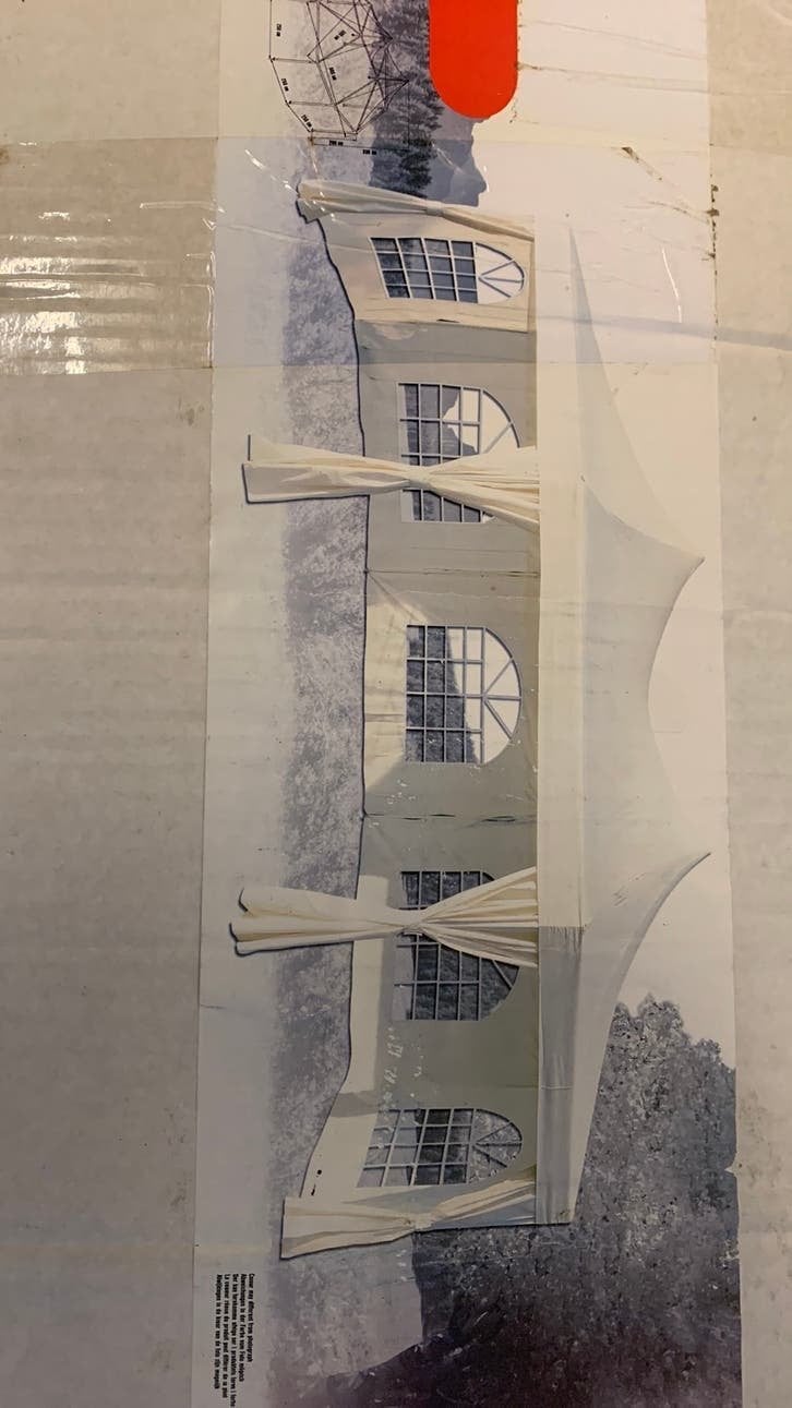 Grote Pagodetent/partytent/feesttent te koop, Ophalen, Zo goed als nieuw, Minder dan 5 meter