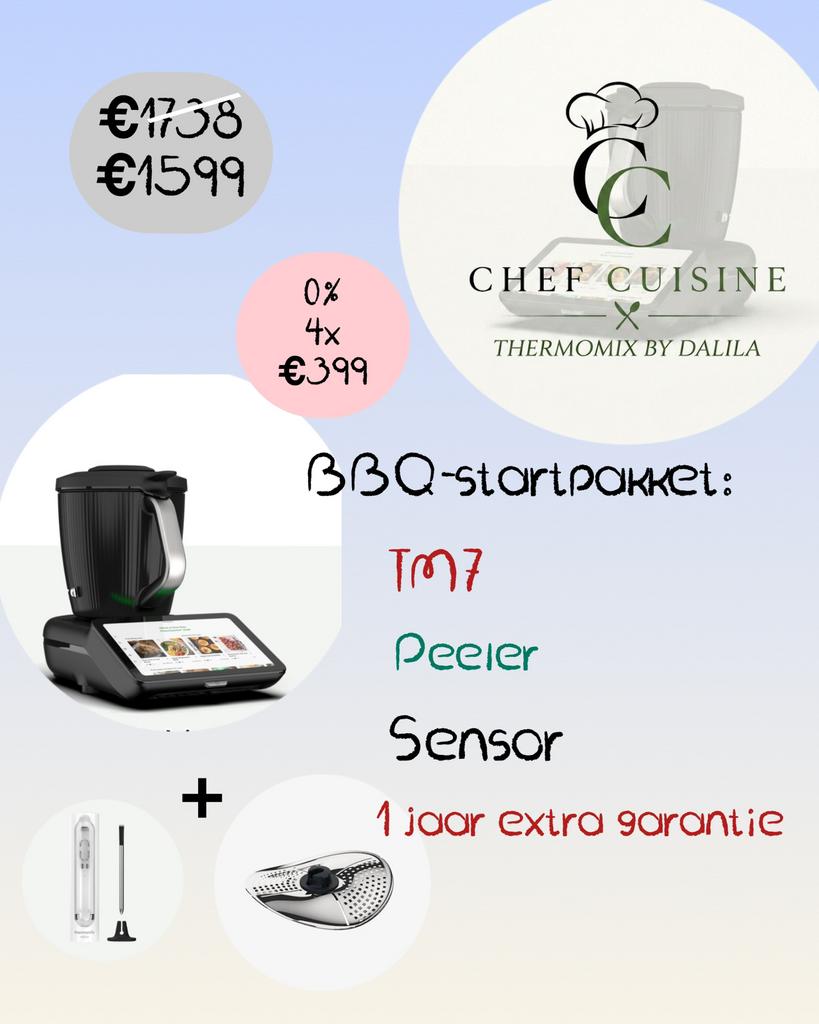 Thermomix TM7 Arabish/NL/FR, Huis en Inrichting, Keuken | Tupperware, Ophalen, Zo goed als nieuw, Overige typen