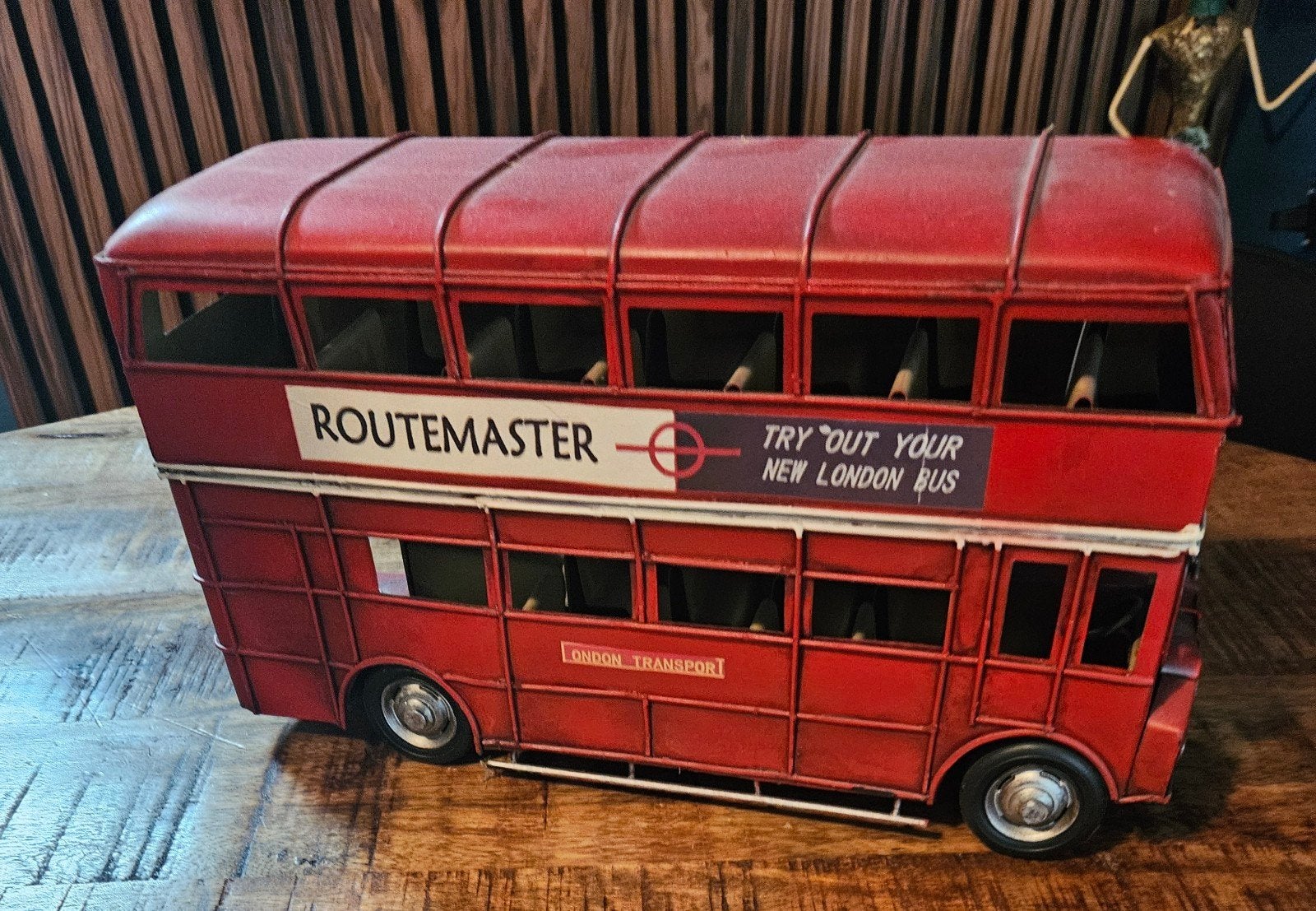Decoratieve Routemaster London Bus Model, Overige merken, Gebruikt, Ophalen of Verzenden, Groter dan 1:32
