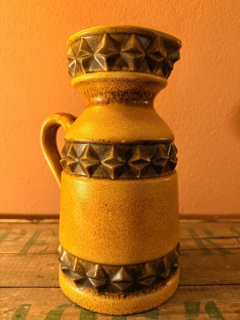 Ilkra (ILKRA) West-Germany Vaas – Model 4520/25, Ophalen, Overige kleuren, Aardewerk of Porselein, Zo goed als nieuw