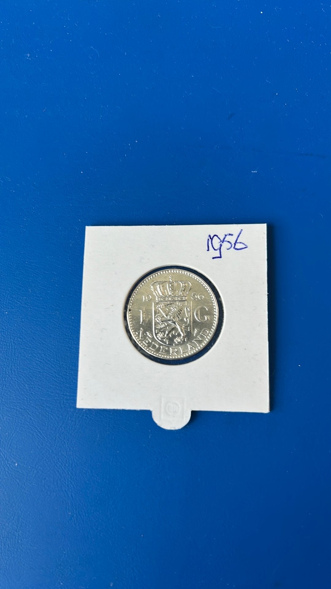 Zilveren gulden Juliana 1956, Postzegels en Munten, Munten | Nederland, Ophalen of Verzenden, Koningin Juliana, 1 gulden