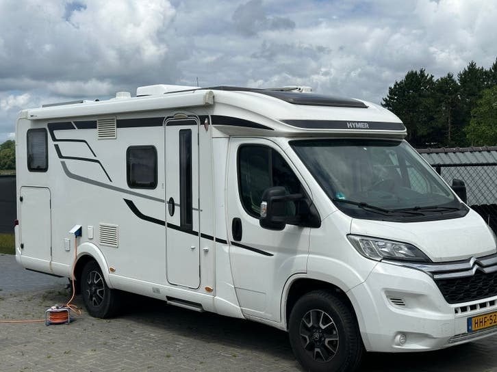 Hymer EX 580 uit 2020 z.g.a.n. met alle opties met 16200 km, Caravans en Kamperen, Campers, Ringverwarming, Koelkast, Tot en met 3