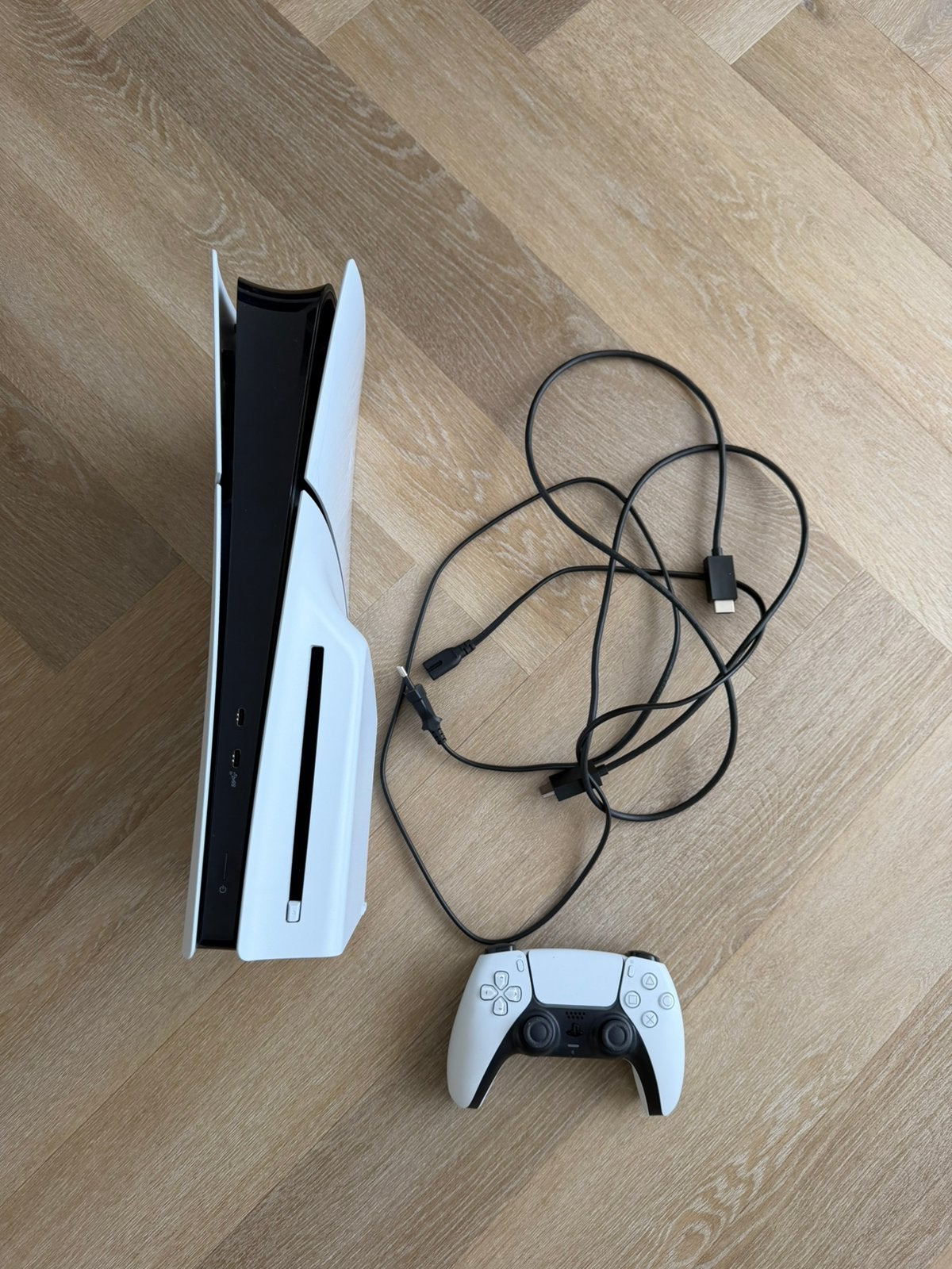 Ps5 slim disc 1TB compleet, Spelcomputers en Games, Ophalen, Zo goed als nieuw