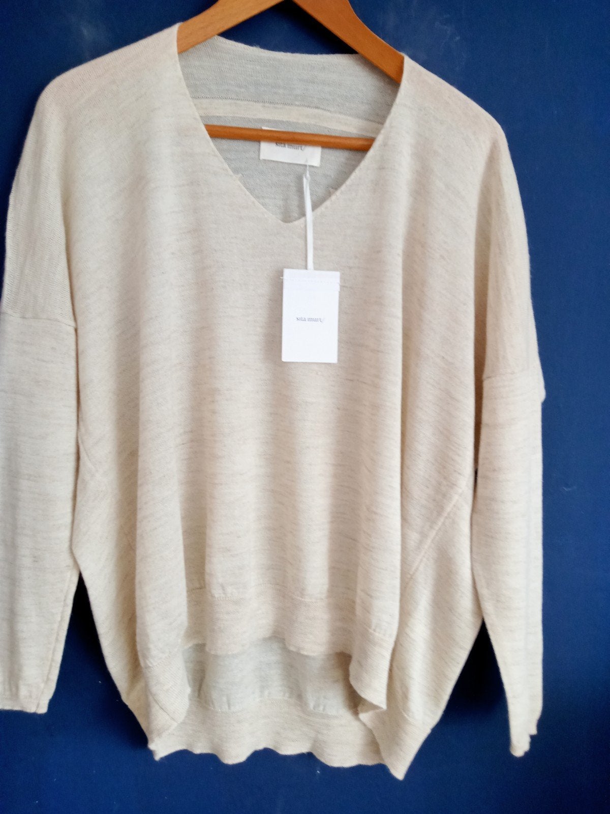 Sita Murt V-hals trui, maat 38/40 (M), nieuw met kaartje, Kleding | Dames, Maat 38/40 (M), Beige, Sita Murt, Nieuw
