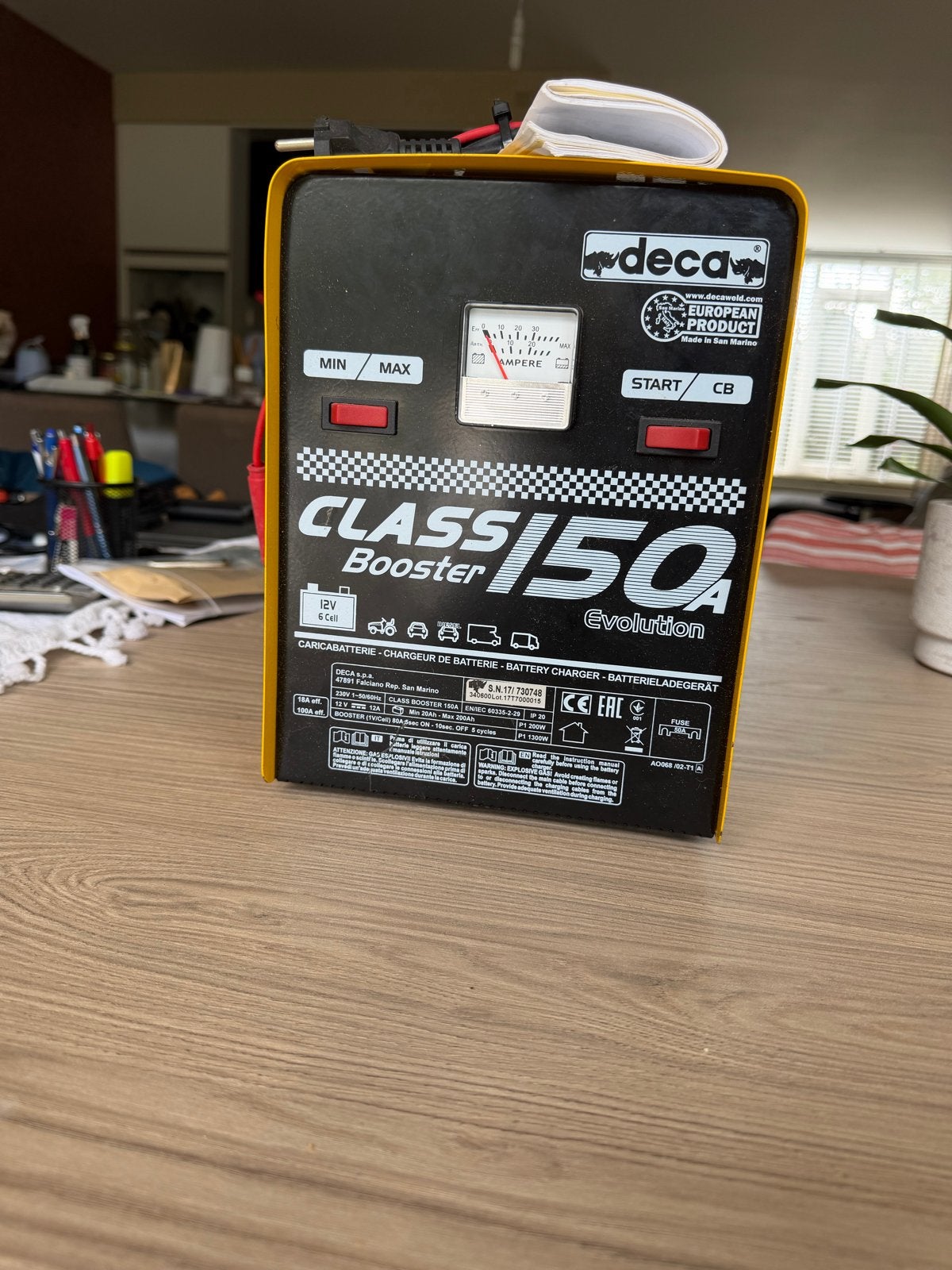 Deca Class 150A Evolution Acculader/Booster, Gebruikt