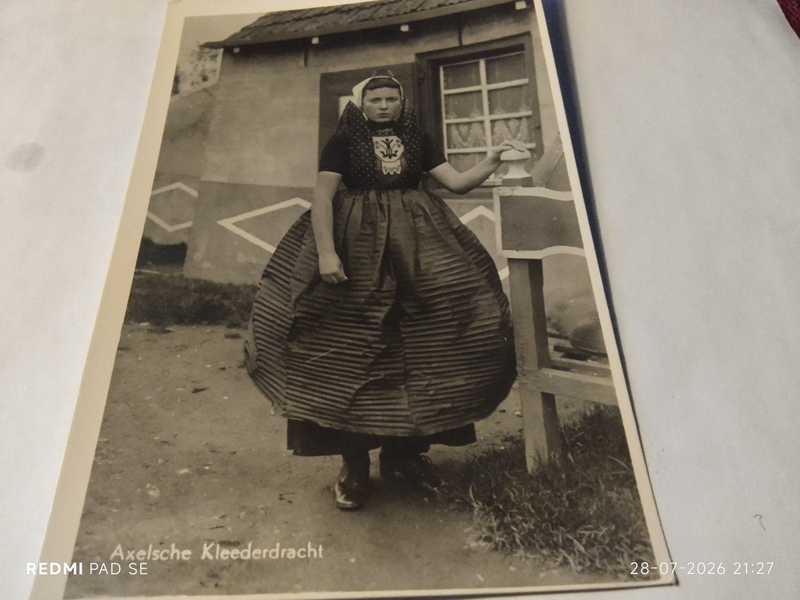 Oude foto Axel Zeeuwse klederdracht - Echte Foto, Ophalen of Verzenden, 1940 tot 1960, Zeeland