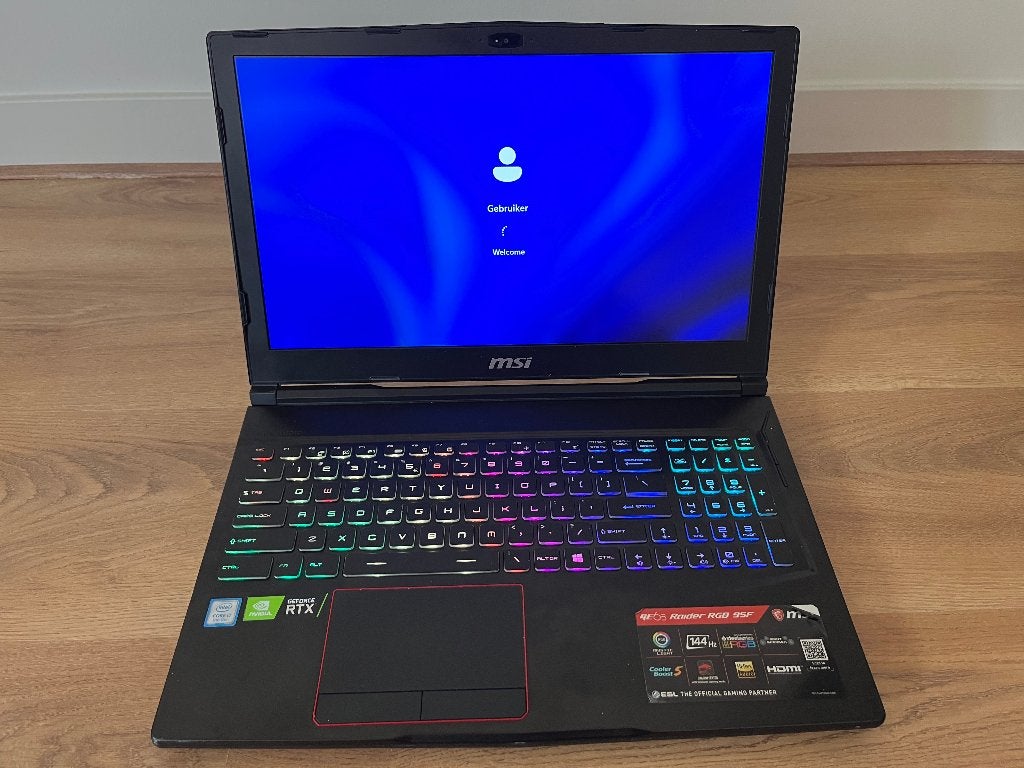 Garantie! ~ Game Laptop MSI I7, RTX 2070, 500GB SSD, 1TB HDD, Met videokaart, Intel® Core™ i7 , Ophalen of Verzenden, Zo goed als nieuw