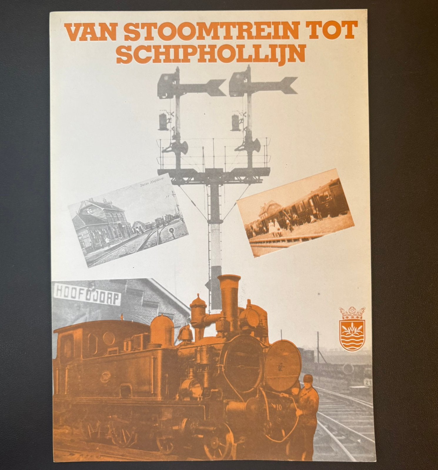 Van stoomtrein tot Schiphollijn (jaren 80), Ophalen of Verzenden, Zo goed als nieuw, Trein, Boek of Tijdschrift