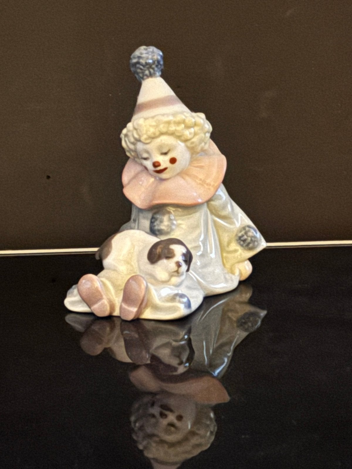 Lladro clown zittend, Ophalen, Zo goed als nieuw