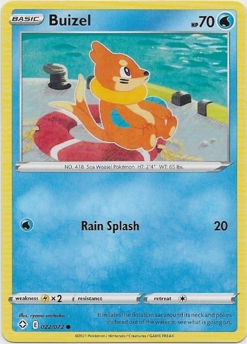 Shining Fates,  Buizel [common] 22/72, Verzenden, Nieuw, Losse kaart