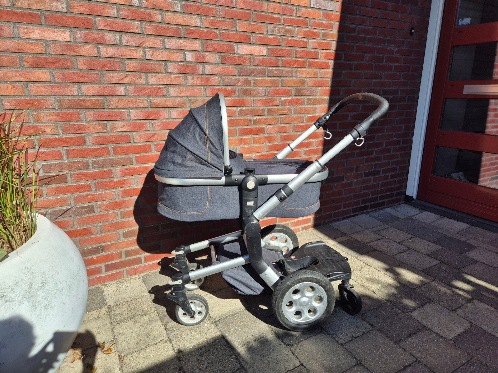 Joolz Day kinderwagen compleet met accessoires, Gebruikt, Verstelbare duwstang, Ophalen, Kinderwagen