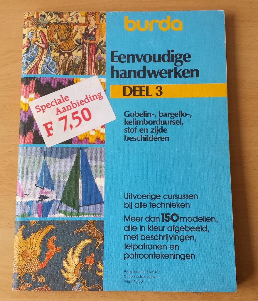 Burda Eenvoudige Handwerken Deel 3 - 1984, Patroon, Gebruikt, Ophalen of Verzenden, Burda
