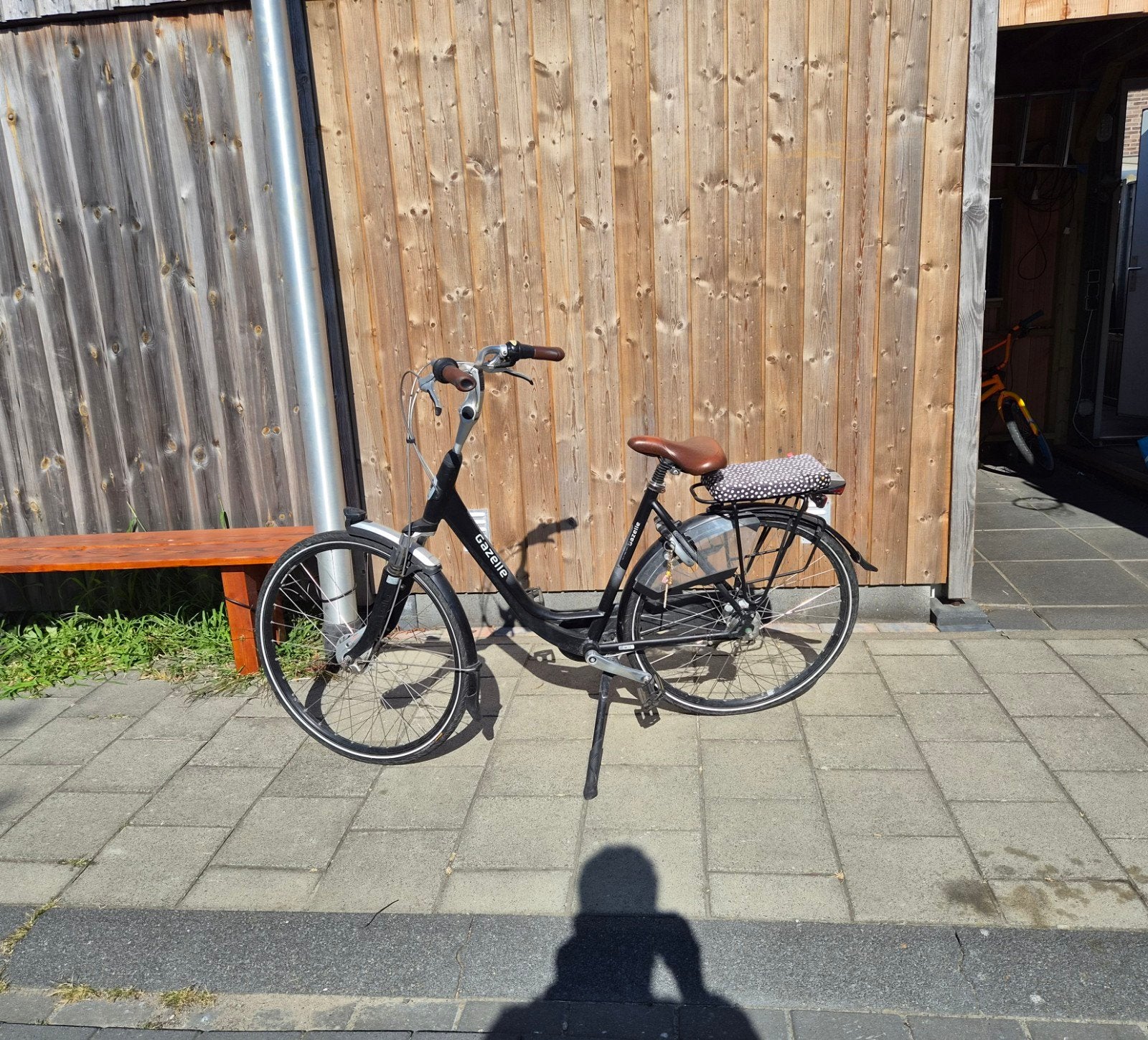 Gazelle damesfiets., Ophalen