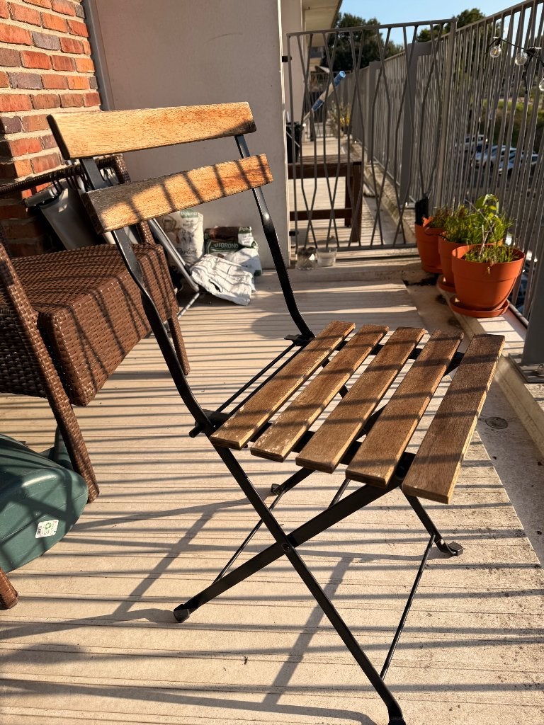 Ikea chair outdoor, Ophalen, Gebruikt, Hout, Inklapbaar