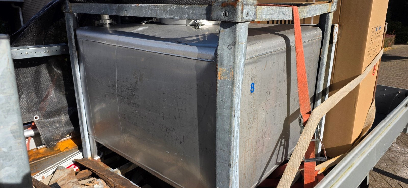 rvs vat 800 l, Tuin en Terras, Ophalen, 200 cm of meer, 150 tot 200 cm