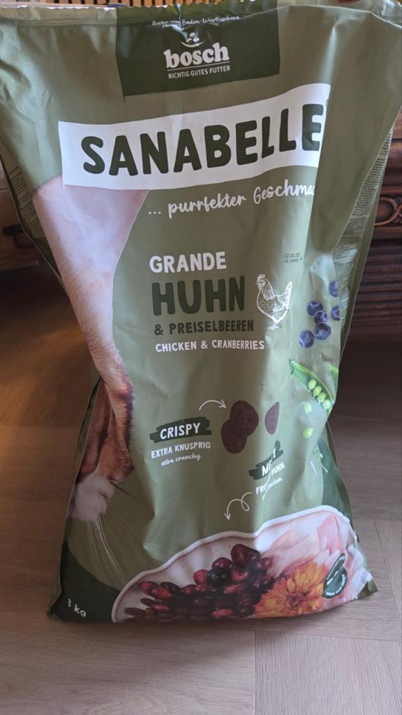 Halfvolle zak 10kg zak Sanabelle kattenvoer, Dieren en Toebehoren, Dierenvoeding, Ophalen, Kat