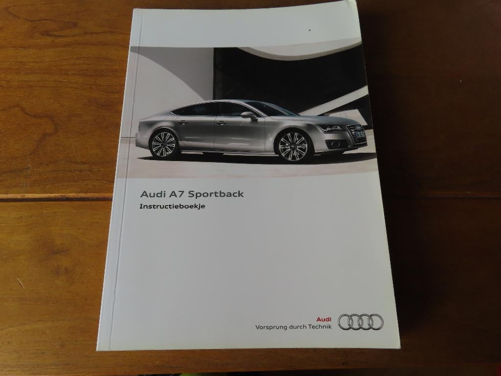 Instructieboek Audi A7 Sportback 2011, zeer mooi, Ophalen of Verzenden