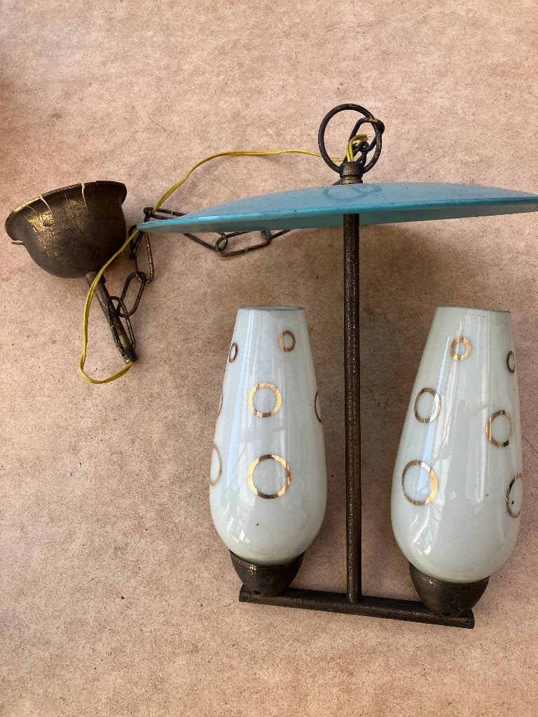 retro vintage lamp, Verzenden, Huis en Inrichting
