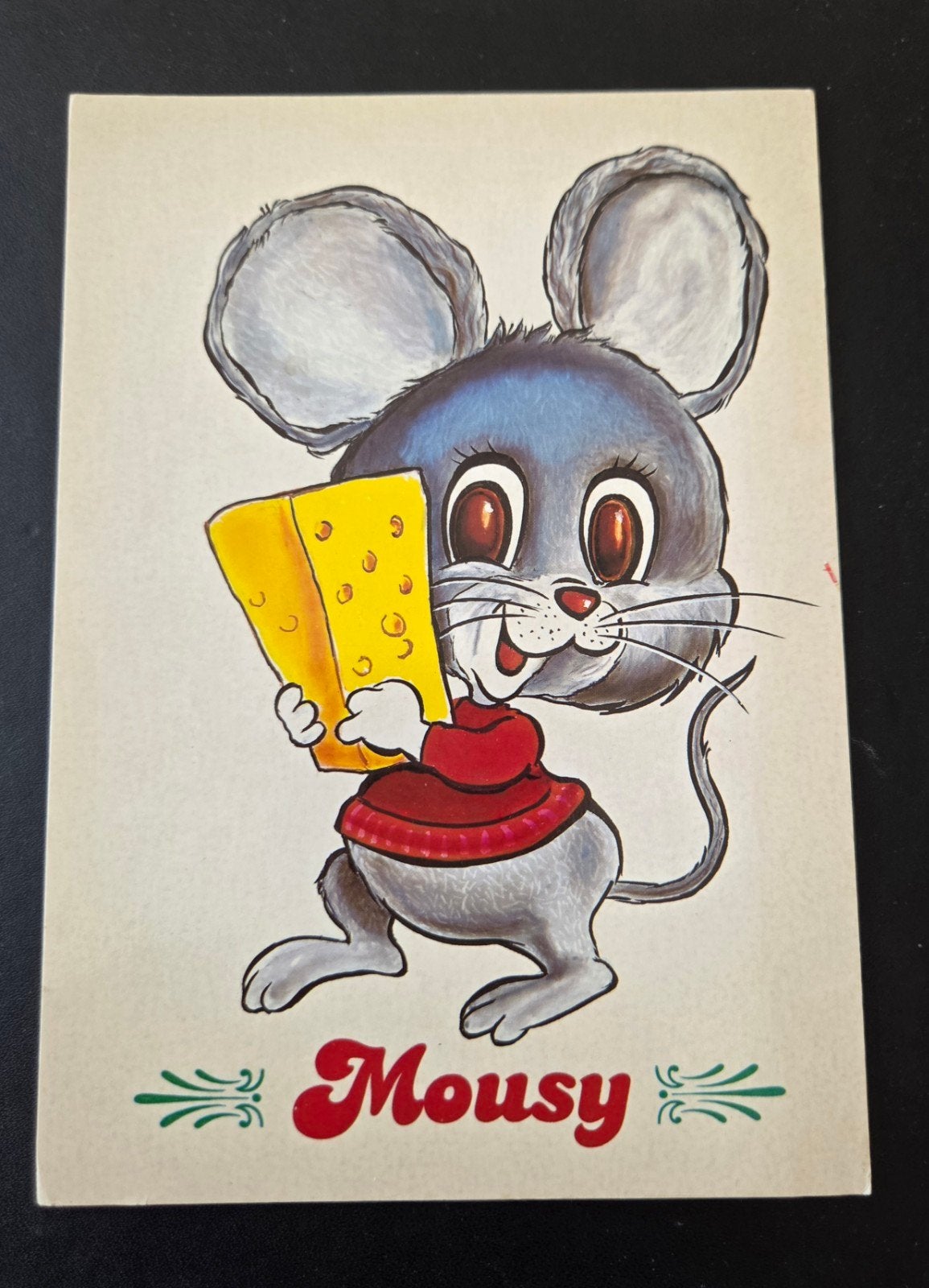 Mousy - Muis met stukje kaas, Verzenden, 1980 tot heden, Gelopen, Kinderen