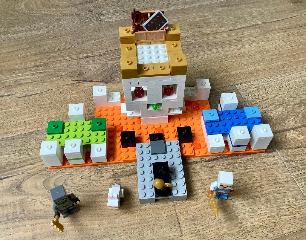 Lego Minecraft 21145 Schedelarena - Skull Arena, Gebruikt, Minecraft, Lego, Ophalen of Verzenden