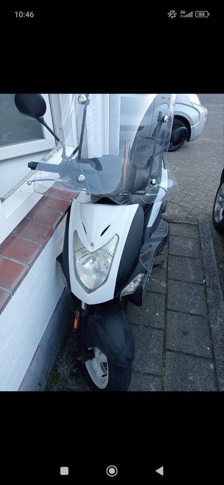 Kymco Agility 50 Scooter - Wit, Gebruikt, Maximaal 45 km/u, Ophalen of Verzenden, Agility