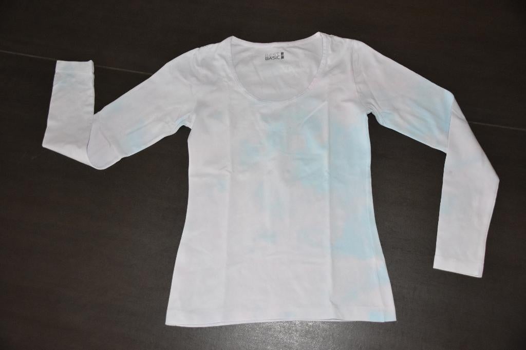 Wit Tie Dye shirt, Wit, Nieuw, Ophalen of Verzenden, Lange mouw