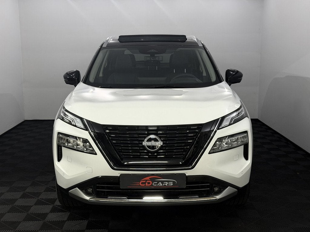 Nissan X-Trail 1.5 e-Power e-4orce Tekna Plus Panoramadak, L, Auto's, Nissan, 1497 cc, Gebruikt, Wit, Leder