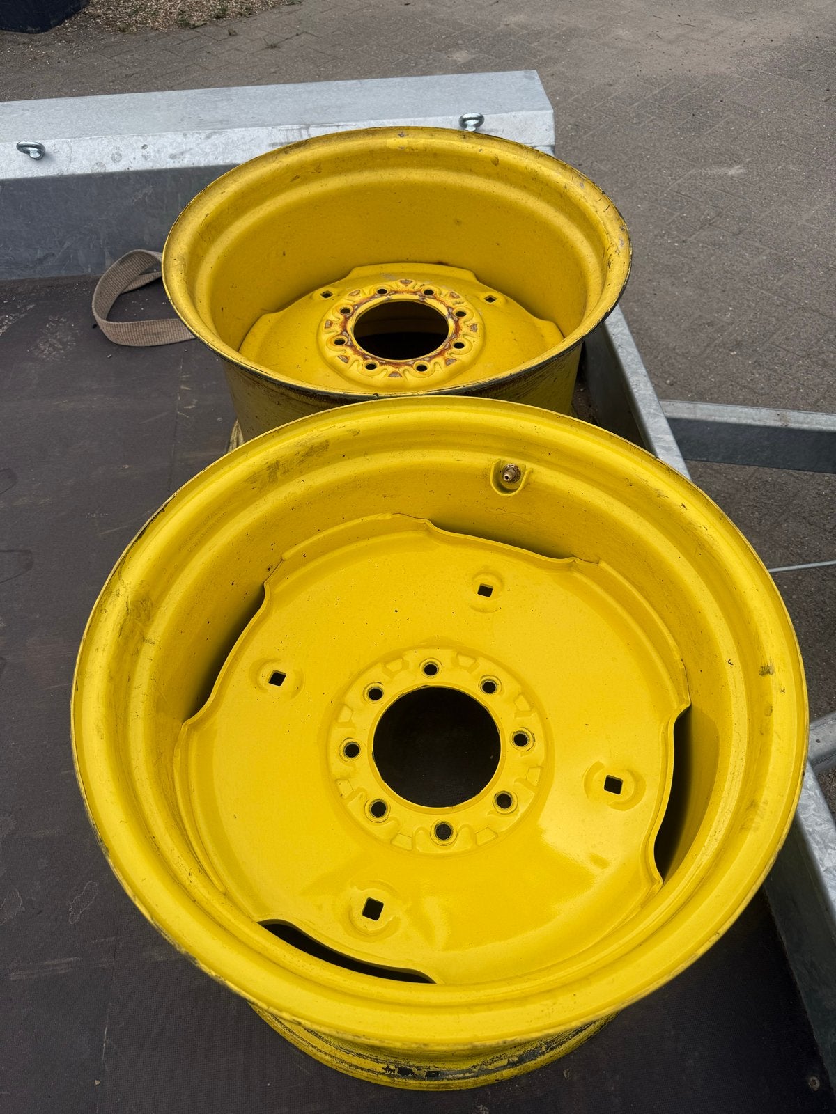 2x Gebruikte John Deere 4066 velgen 24x15, Ophalen of Verzenden