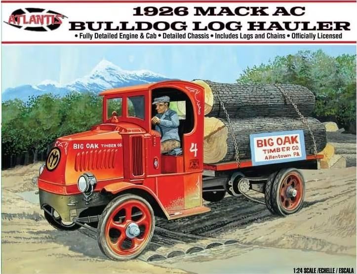 Bouwdozen 1926 Mack Logger Atlantis, Overige merken, Auto, Groter dan 1:32, Nieuw