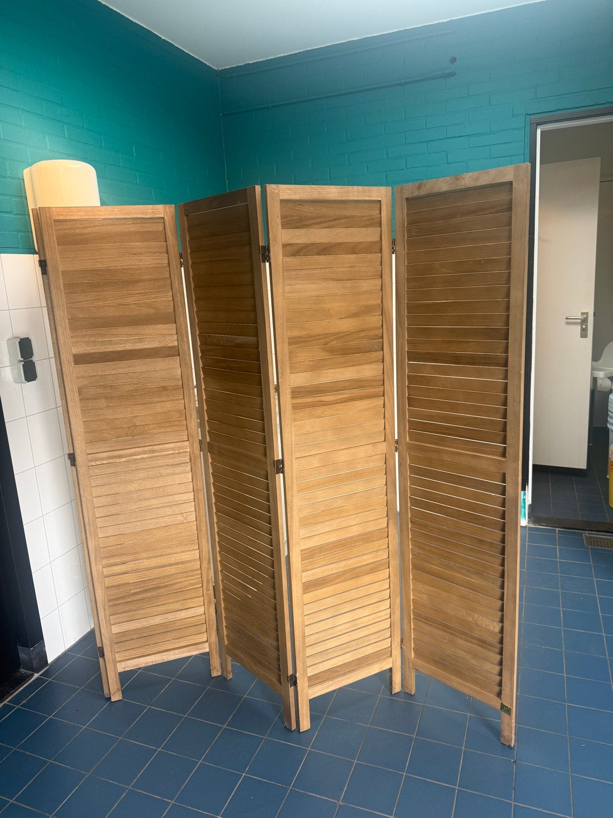 Houten kamerscherm / scheidingswand, Ophalen, Gebruikt