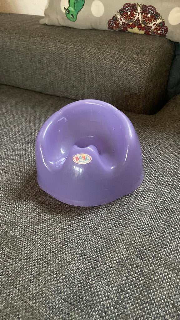 Baby born potje paars voor de pop, Ophalen of Verzenden, Gebruikt, Babypop