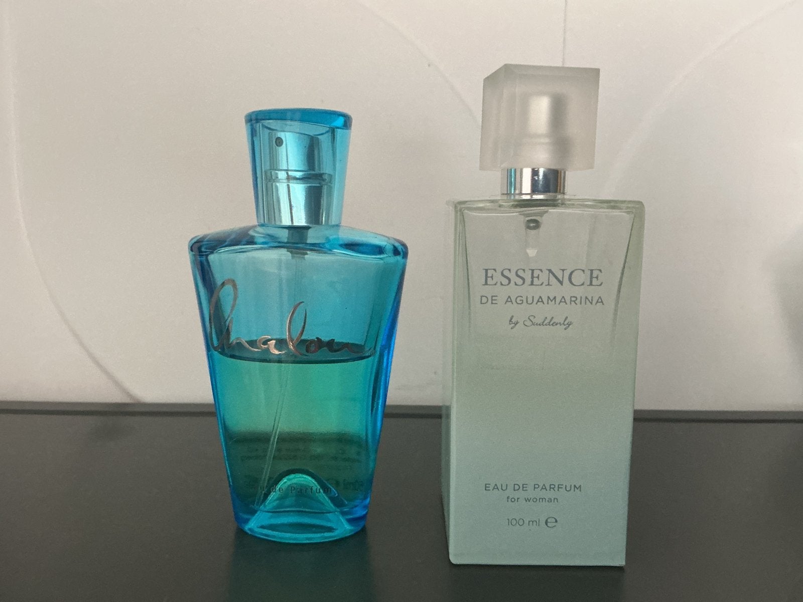 2x Damesparfum: Chalon & Essence de Aguamarina, Ophalen of Verzenden, Gebruikt