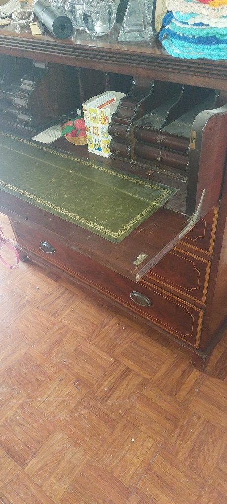 Antieke secretaire massief mahonie, Ophalen