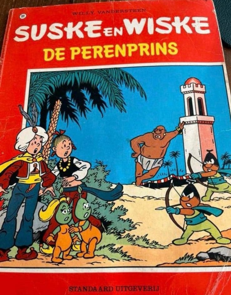 WILLY VAN DER STEEN SUSKE EN WISKE DE PERENPRINS 181, Eén stripboek, Ophalen of Verzenden, Gelezen