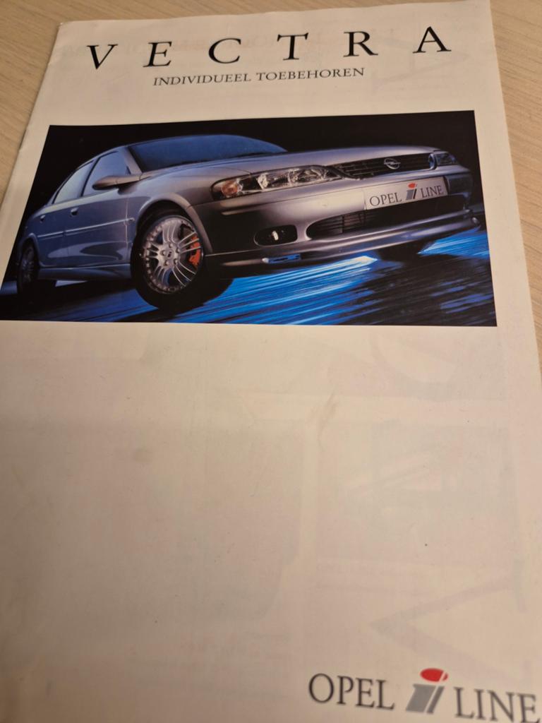 1999 Nederlands Opel Vectra Irmscher line folder óók DTM, Ophalen of Verzenden, Opel