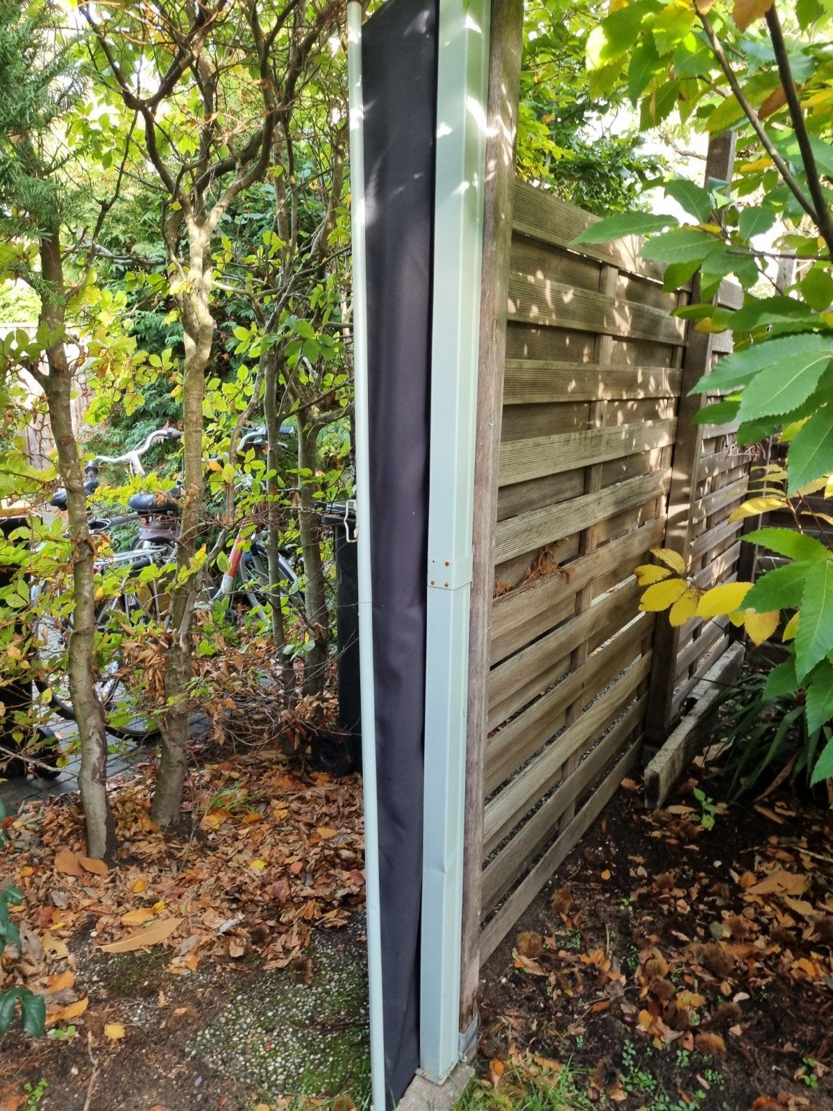 windscherm zichtscherm. 220 bij 3 meter., Ophalen, Gebruikt, Aluminium, 200 cm of meer