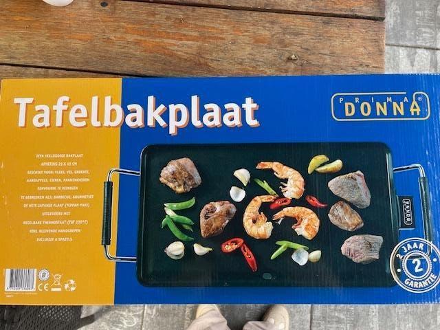 Tafelbakplaat Donna 26x46cm, Ophalen, Nieuw, Tafelgrill