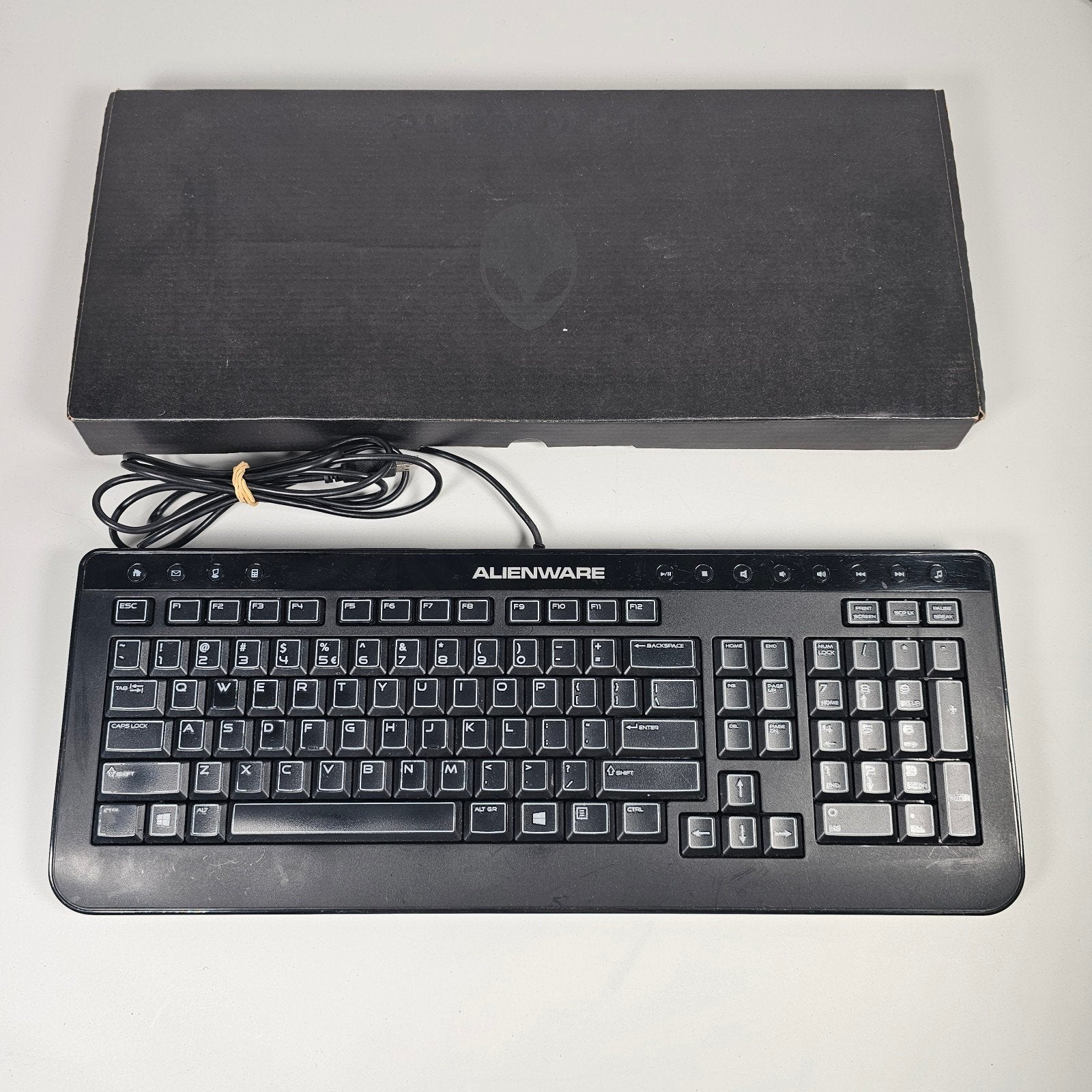 Alienware SK-8165 Toetsenbord – B-Grade, Gebruikt, Gaming toetsenbord, Alienware, Ophalen of Verzenden