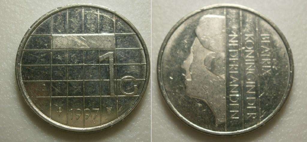 PD02561 Beatrix 1 gulden 1997, Ophalen of Verzenden, Koningin Beatrix, 1 gulden, Losse munt