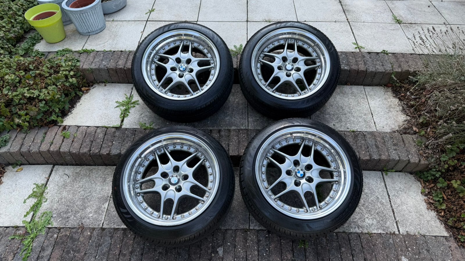 BMW/BBS style custom 3 delige velgen, Auto-onderdelen, Banden en Velgen, Ophalen, Gebruikt, Banden en Velgen, 17 inch